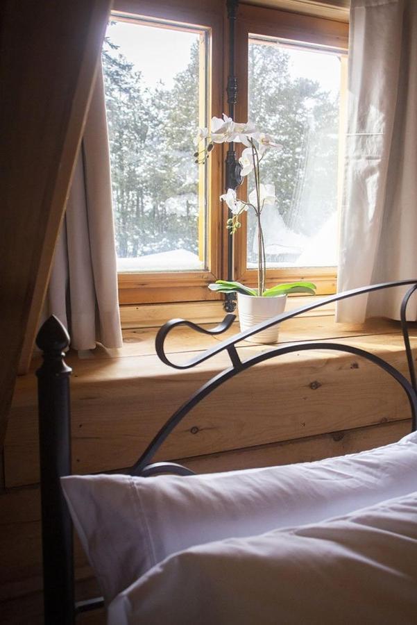 Hebergement "La Maison En Bois Rond" Sainte-Marie Экстерьер фото