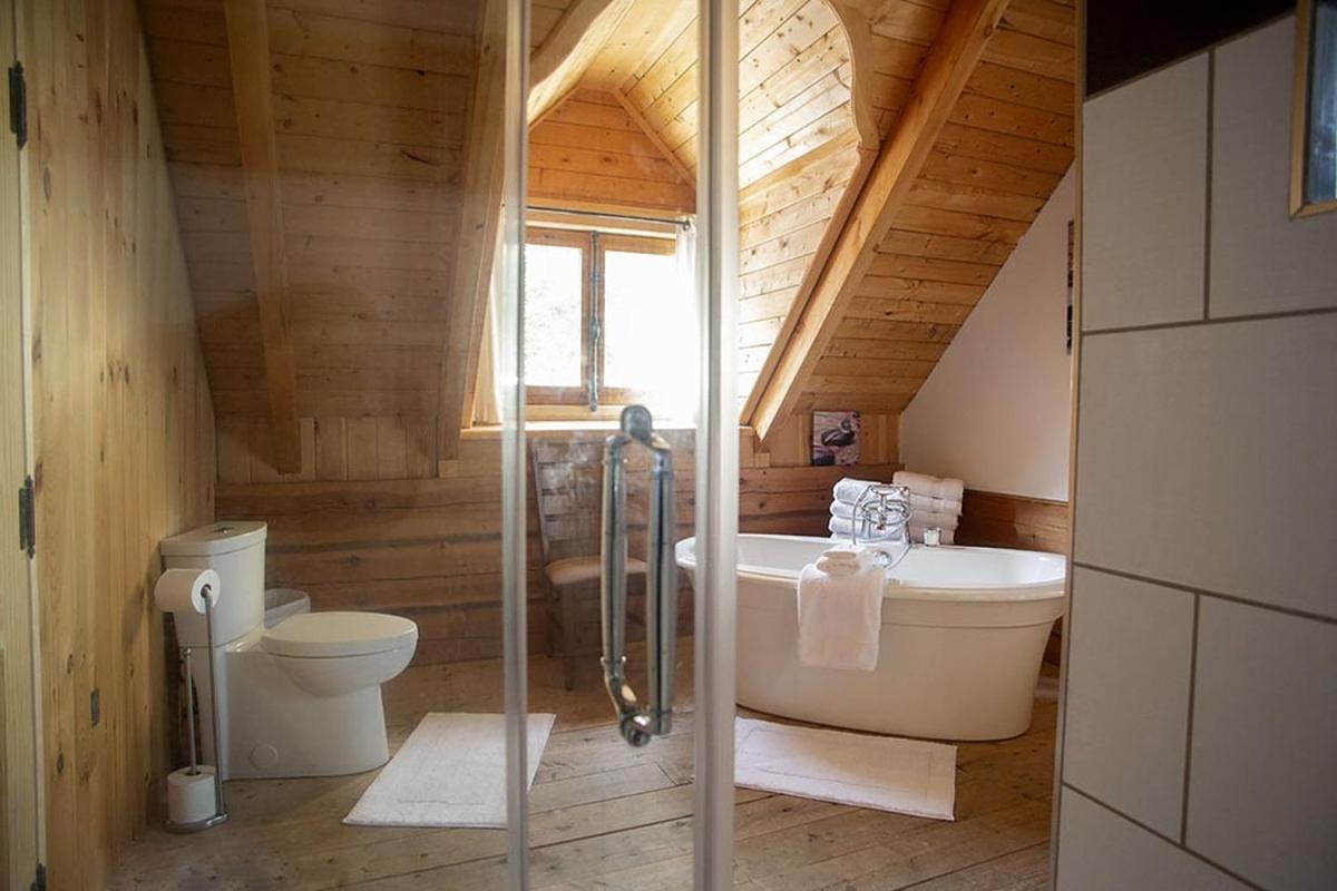 Hebergement "La Maison En Bois Rond" Sainte-Marie Экстерьер фото
